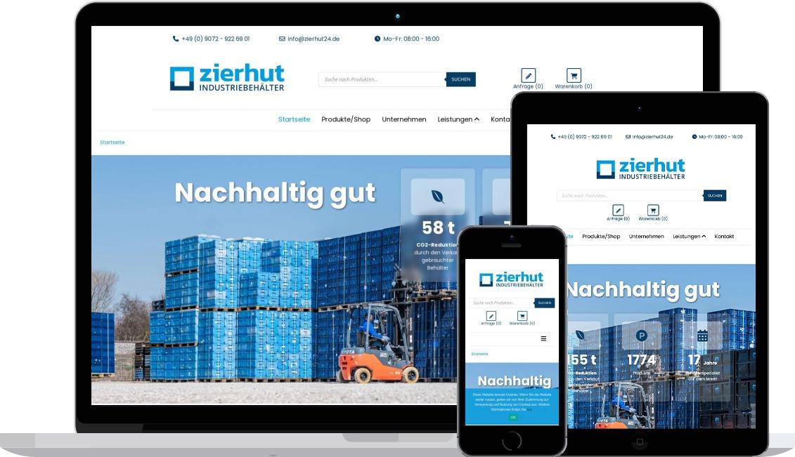 Projektansicht: Zierhut Industriebehälter GmbH Lauingen